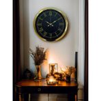 Argesco Mühendislik Luxury Gold 40 cm Metal Duvar Saati