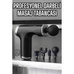 Argesco Mühendislik Masaj Tabancası 4 Başlıklı Kas ve Vücut Ağrıları Için Şarjlı Darbeli