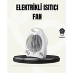 Argesco Mühendislik Mini Elektrikli Isıtıcı – Taşınabilir Fanlı Isıtma Sistemi