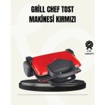Argesco Mühendislik Tost Makinesi Geniş Kapasiteli Çıkarılabilir Plaka Üç Kademeli Isı Ayarlı