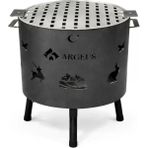 Argeus Doğa-Orman Şöminesi -Izgaralı - Küçük - Iksa - 33CM*29CM*40CM - .
