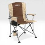 Argeus Rustic Katlanabilir 150Kg Kamp Sandalyesi - Kahve/Kum