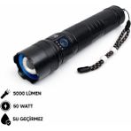 Argeus Şarj Edilebilir El Feneri - Wison - 5000 Lümen - 50 Watt - 0,5