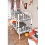 Argimo Belinay Genç Çocuk Odası Metal Ranza Ve Karyola 90X190 Beyaz
