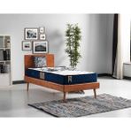 Argimo Blue Tek Kişilik Kuş Tüy Örme Kumaşlı Ortopedik Yatak 90x200 - 90 x 200 cm