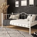 Argimo Kamelya 90x200 CM Sedir Metal Beyaz Karyola