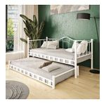 Argimo Kamelya Yavrulu Daybed Sedir Beyaz Karyola