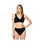 Argisa 5032 Siyah Düz Kruvaze Büyük Beden Kadın Bikini Takımı