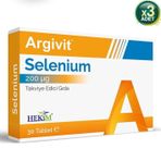 Argivit Selenium Selenyum İçeren Takviye Edici Gıda 30 Tablet 3 Adet
