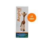 Argivit Vitamin Mineral L-arjinin Şurup 150 Ml X 5 Adet