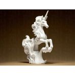 Argün Craft Unicorn Tek Boynuzlu At Tasarımlı Dekoratif Biblo Dekoratif Obje - Taş - Beyaz