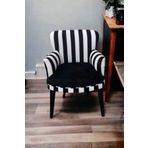 Argün Home Çay Seti Koltuk Berjer - Cafe - Balkon - Bahçe Zebra Model