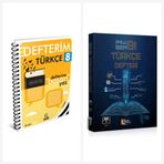 Arı 8. Sınıf Türkçe Akıllı Defter Seti 2 Kitap İsem ve Arı Yayınları