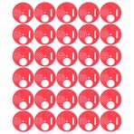 Arı Kovan Kapısı Giriş Redüktör Diski + 30 PCS Arı Kaçağı Giriş Disk Plastik Yuvarlak Çıkış Havalandırma Kapısı Arı Aksesuarı + Arıcı Malzemeleri (kırmızı)