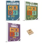 Arı LGS 8. Sınıf Matematik Fen Bilimleri ve Türkçe Haftalık Kazanım Denemeleri 3lü Set + Telefon Standı