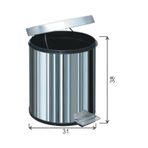 Arı Metal 1014 Pedallı Çöp Kovası