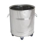 Arı Metal 1072 Tekerlekli Kulplu 40 lt Çöp Kovası
