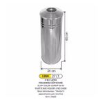 Arı Metal 1284 27 lt Paslanmaz Ultra Çöp Kovası