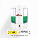 Arı Metal 2218 Fotoselli Plastik 800 ml Sıvı Sabunluk