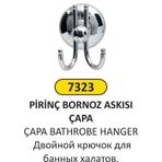 Arı Metal 7323 Paslanmaz İkili Çapa Bornoz Askı