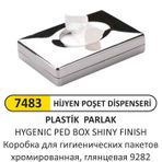 Arı Metal 7483 Parlak Krom Hijyen Poşet Kutusu