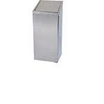 ARI METAL DOKUNMATİK KARE KAPAKLI ÇÖP KOVASI 50 LİTRE