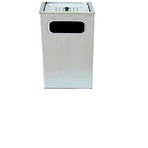 ARI METAL KARE ÇÖP KOVASI KÜLLÜKLÜ 100 LİTRE
