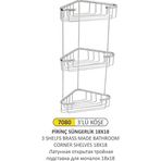 ARI METAL SÜNGERLİK ÜÇLÜ AÇIK 18X18 PİRİNÇ