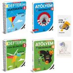 Arı Yayıncılık 5.sınıf Mat-Fen Konu Anlatım Defter ve Atölyem Soru BANKASI+ZİHİNDENEME-KD628