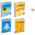Arı Yayıncılık 6. Sınıf Matematik Türkçe Defterim ve Matematik Türkçe Atölyem 4'lü Set
