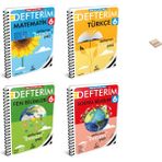 Arı Yayıncılık 6. Sınıf Matematik Türkçe Fen Bilimleri ve Sosyal Bilgiler Defterim 4'lü Set