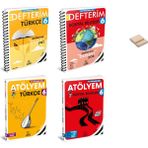 Arı Yayıncılık 6. Sınıf Türkçe Sosyal Defterim ve Türkçe Sosyal Atölyem 4'lü Set