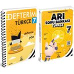 Arı Yayıncılık 7.Sınıf Türkçe Defteri ve Soru Bankası Seti 2 Kitap