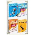 Arı Yayıncılık 8. SINIF ARI YAYINLARI TÜRKÇE+MATEMATİK ATÖLYEM VE DEFTER SETİ (Çok Renkli)