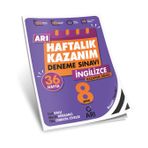 Arı Yayıncılık 8. Sınıf Ingilizce Arı Haftalık Kazanım Deneme