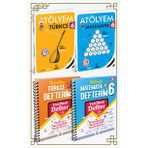 Arı Yayıncılık ARI YAYINLARI 6. SINIF MATEMATİK + TÜRKÇE ATÖLYEM VE DEFTER SETİ (Çok Renkli)