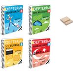 Arı Yayıncılık Lgs 8. Sınıf Defterim Matematik Fen Türkçe ve Inkılap 4lü Set + Telefon Standı