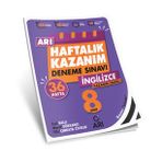 Arı Yayınları 8. Sınıf İngilizce Haftalık Kazanım Denemesi