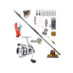 Aria-6000A Oslo Crome 420Cm 70-250Gr Profesyonel Surf Sazan Kıyı Olta Takımı Seti