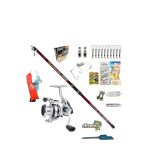 Aria-8000A Remixon Strong Tele Surf 390Cm 100-250Gr Profesyonel Kıyı Olta Takımı Seti