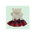 Aria Pet Boutique Köpek Ekose Polar Elbise (X-Small)