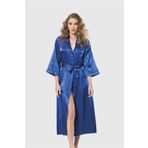 Aria's Closet Saks Uzun Saten Sabahlık