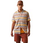 ARIAT Erkek Sunset Serape Modern Fit Gömlek, Altın Serape, M