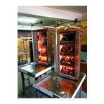 Arıcan Gazlı Lav Taşlı Dik Döner Ocağı Bakır Kaplama Kömür Ateşi Tadında Döner Izgarası ARC LD 004