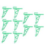 Arıcılar Için Arı Braket Rafı Arı Kovan Standı, 10 PCS Plastik Plastik Arı Kivisi Çerçeve Çerçeve Tavuk Standı Arı Malzemeleri Çiftlik Bahçesi Için Aracı (GREEN)