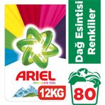 Ariel Dağ Esintisi Renkliler için 12 kg Toz Çamaşır Deterjanı