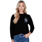 Aries Unisex Sweatshirt (50, Siyah, S)