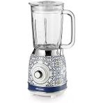 Ariete Capri Cam Smoothie Blender 0583/0C - 1000 Watt, 1,5 Litre Kapasiteli Cam Sürahi, Buz Kırma Fonksiyonu, 4 Paslanmaz Çelik Bıçak, Ani Parça