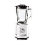 Ariete Moderna Blender Beyaz 0585/01-4 Paslanmaz Çelik Bıçak, 4 Hız Fonksiyonu, 1000 Watt, 1,5 Litre, Cam Hazne, Buz Kırma Fonksiyonu, Malzeme Eklenebilir Kapak
