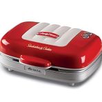 Ariete Party Time Sandwich Makinesi Kırmızı 1972/00-3 In One Red Sandviç Yapma Makinesi, 700 Watt, 3 Set Çıkarılabilir Plaka, Sandviç, Kek, Çörek, Yapışmaz Plakalar